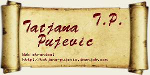 Tatjana Pujević vizit kartica